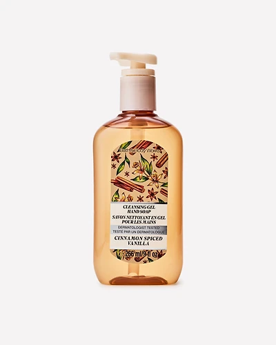 Cinnamon Spiced Vanilla Cleansing Gel Hand Soap