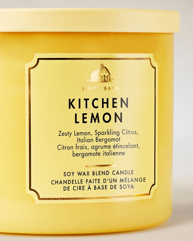 Kitchen Lemon 3-Wick Candle