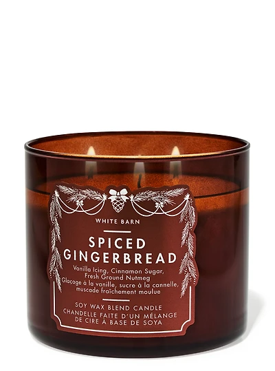 Spiced Gingerbread 3-Wick Candle