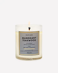 Mahogany Teakwood Single Wick Candle