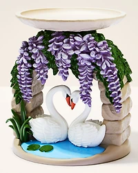 Swan Bridge Pedestal 3-Wick Candle Holder