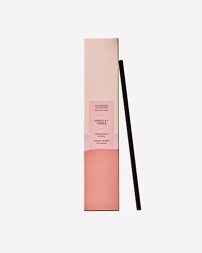 Vanilla + Tonka Fragrance-Infused Liquidless Reeds