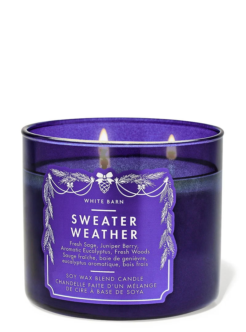 Sweater Weather 3-Wick Candle