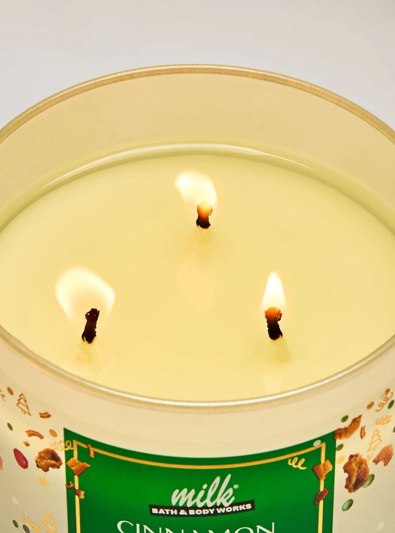 Cinnamon Sugar Pretzel Cookie 3-Wick Candle