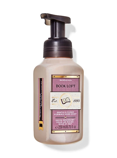 Savon moussant doux et net Book Loft