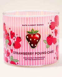 Strawberry Pound Cake 3-Wick Candle