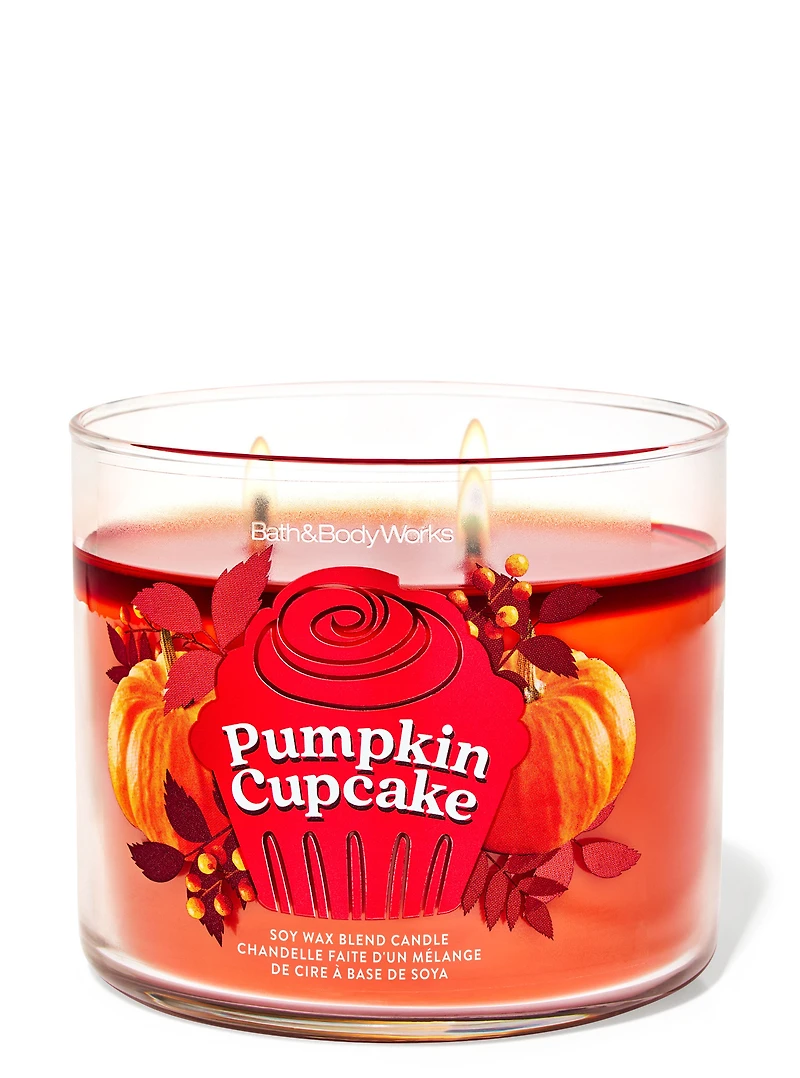 Pumpkin Cupcake 3-Wick Candle