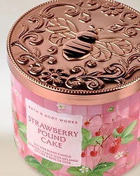 Strawberry Pound Cake 3-Wick Candle