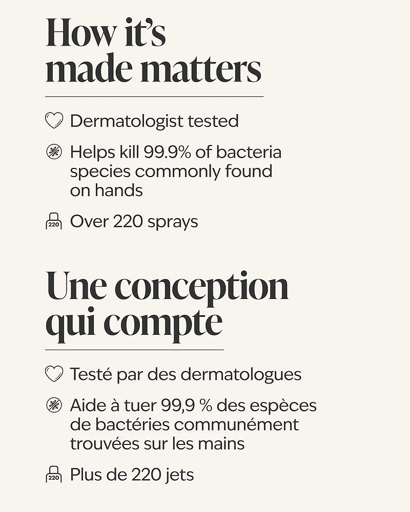 Pink Peach Blossom Hand Sanitizer Spray