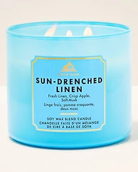 Sun-Drenched Linen 3-Wick Candle