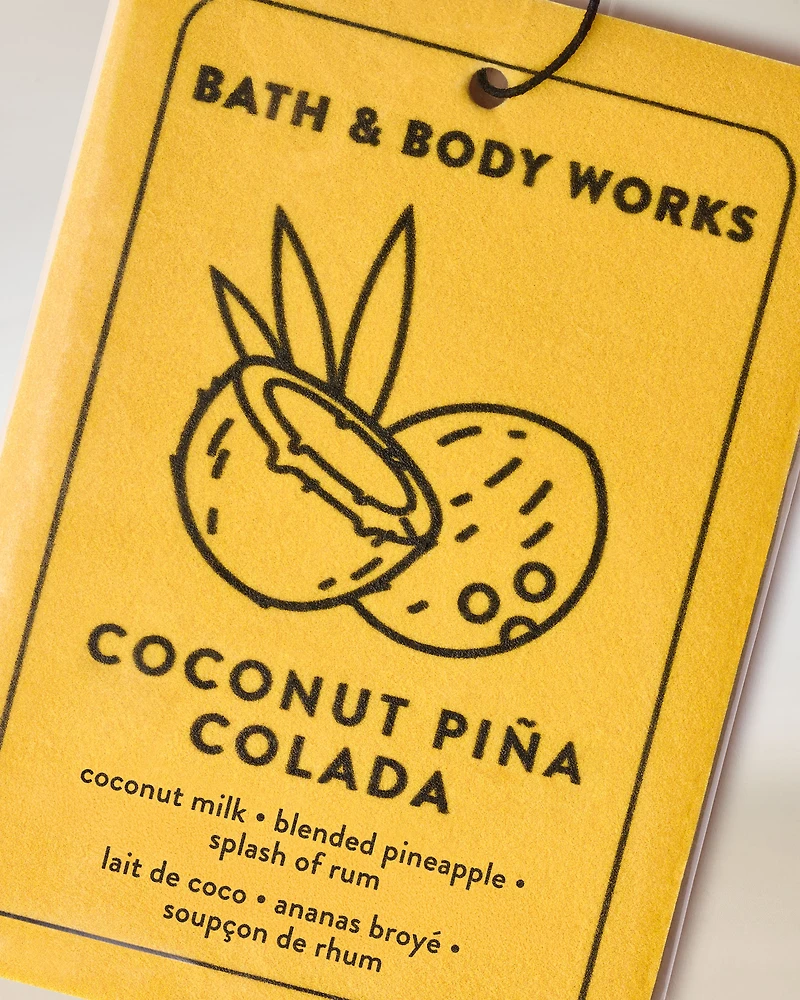 Coconut Piña Colada Hanging Fragrance Diffuser