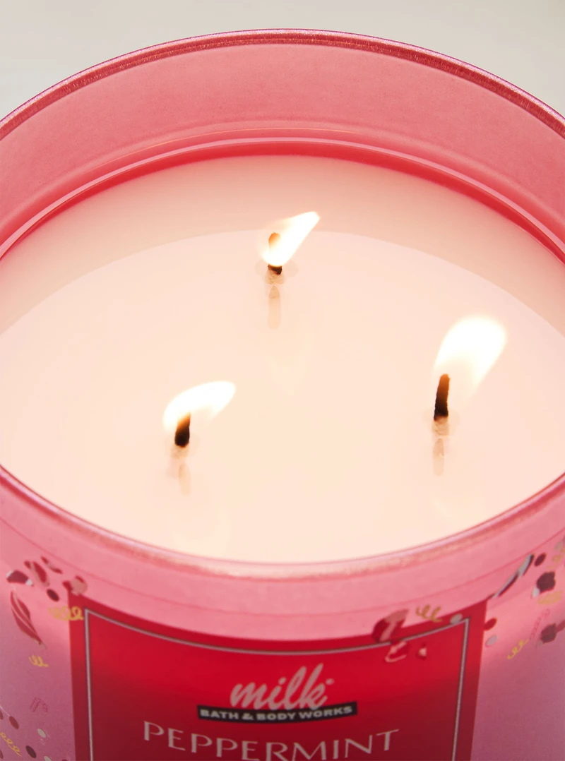 Peppermint Bark Truffle 3-Wick Candle