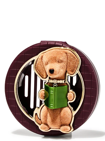 Diffuseur de fragrance pour la voiture Chien avec un livre