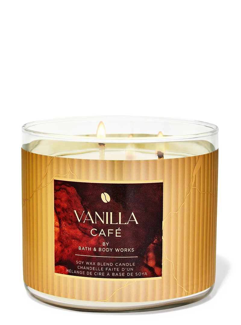 Vanilla Café 3-Wick Candle