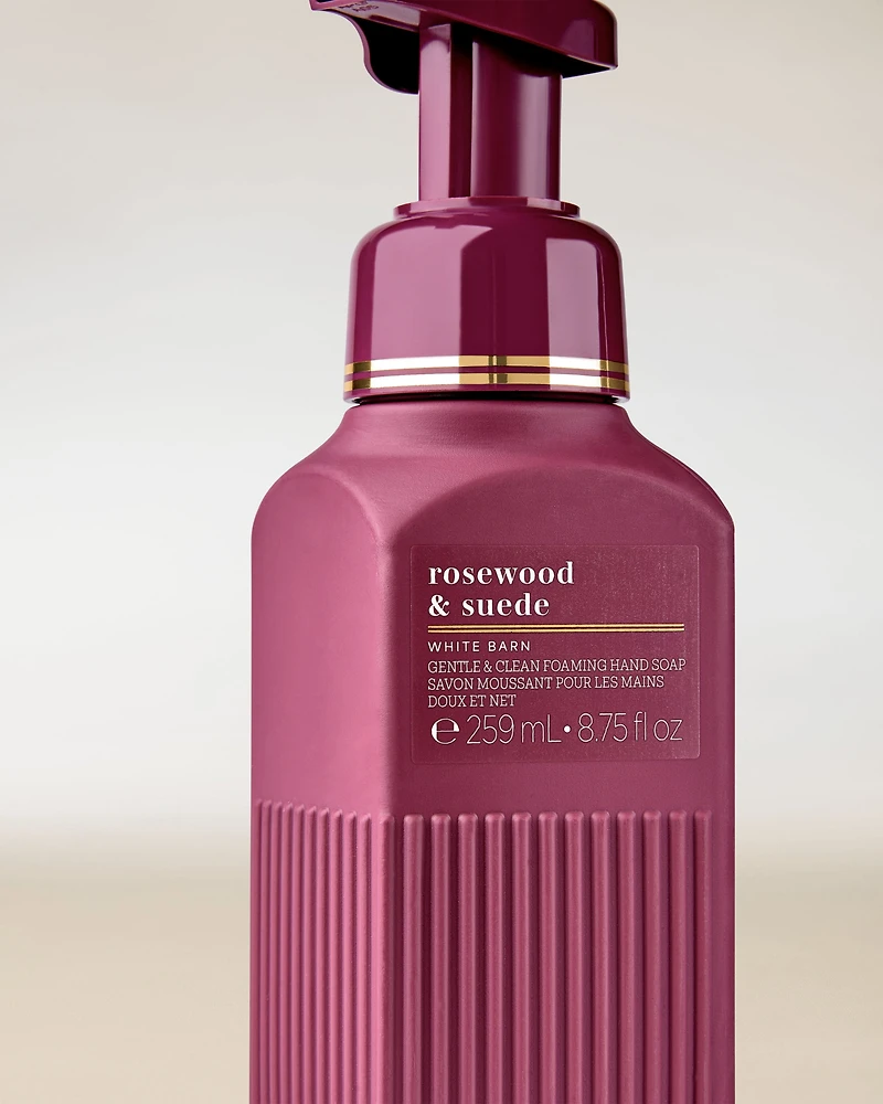 Rosewood & Suede Gentle & Clean Foaming Hand Soap