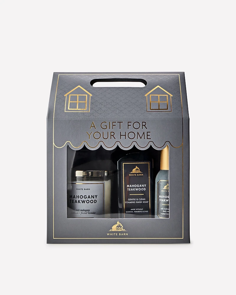 Mahogany Teakwood Gift Set