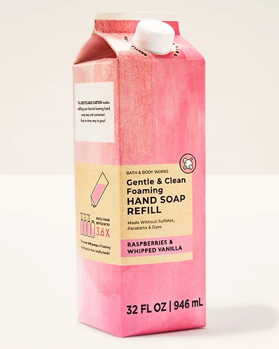 Raspberries & Whipped Vanilla Gentle & Clean Foaming Hand Soap Refill