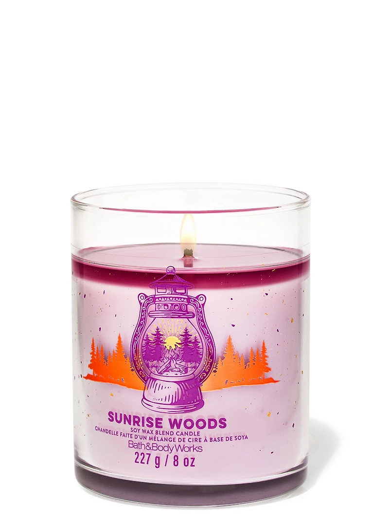 Sunrise Woods Single Wick Candle