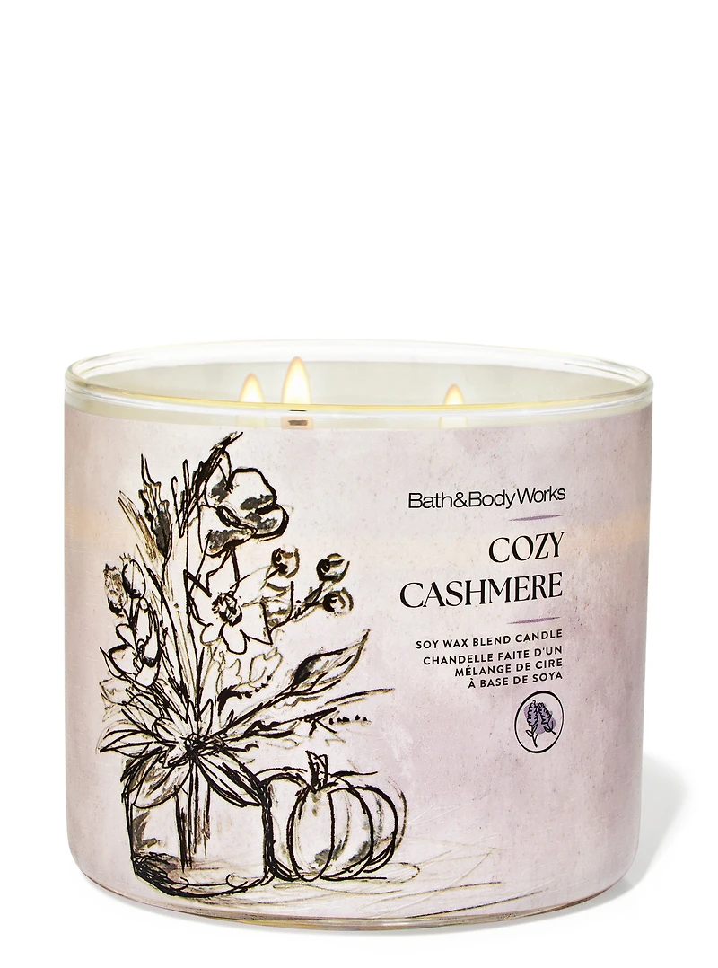 Cozy Cashmere 3-Wick Candle