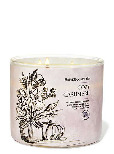 Cozy Cashmere 3-Wick Candle