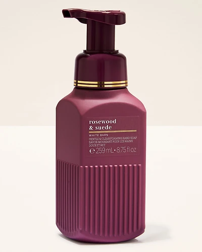 Rosewood & Suede Gentle & Clean Foaming Hand Soap