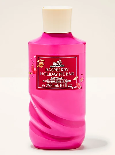 Raspberry Holiday Pie Bar Body Wash