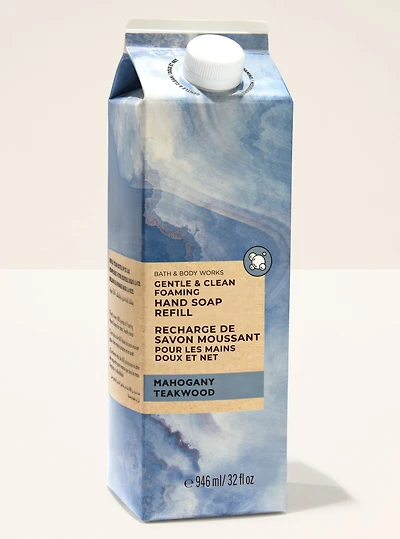 Mahogany Teakwood Gentle & Clean Foaming Hand Soap Refill