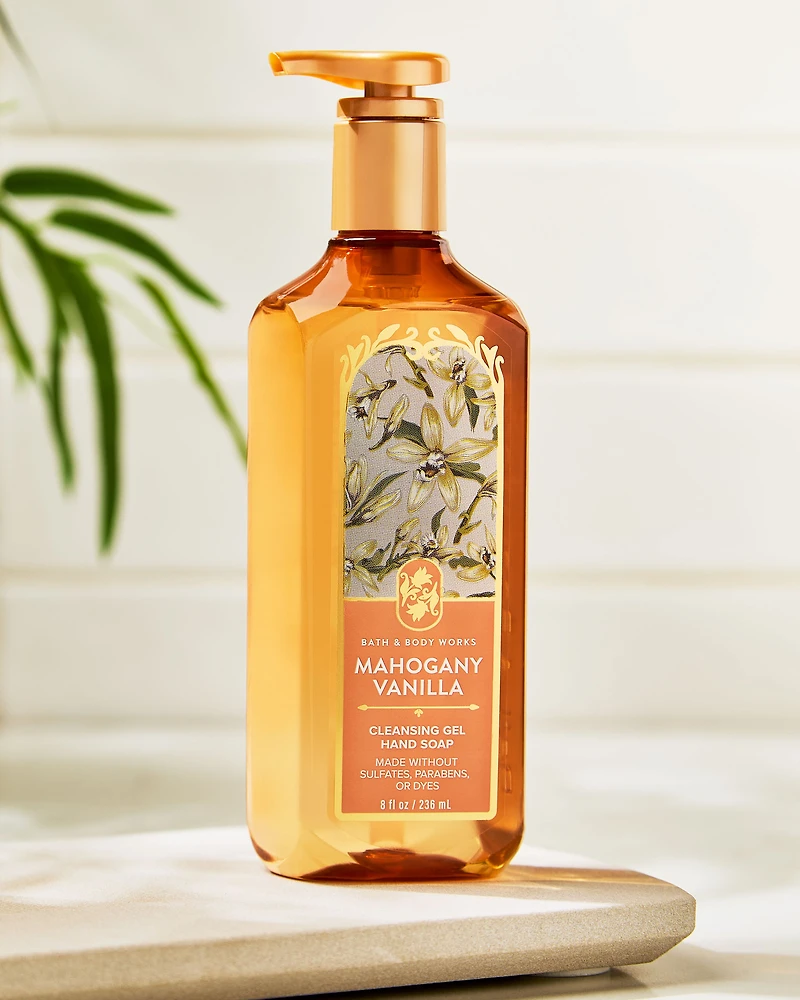 Mahogany Vanilla Cleansing Gel Hand Soap
