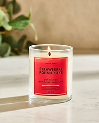 Strawberry Pound Cake Single Wick Candle