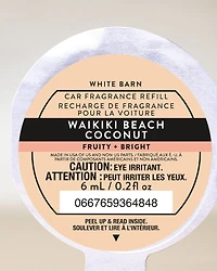 Waikiki Beach Coconut Car Fragrance Refill