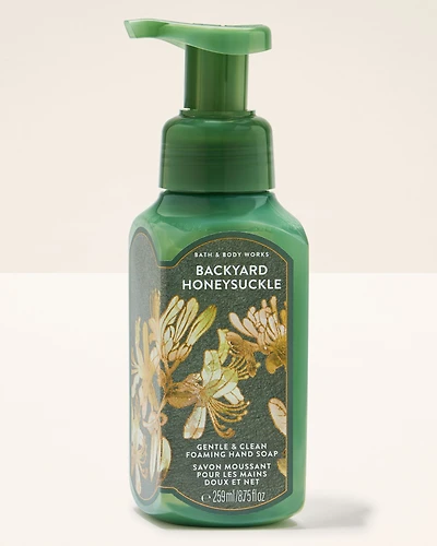 Backyard Honeysuckle Gentle & Clean Foaming Hand Soap