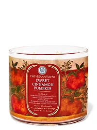 Sweet Cinnamon Pumpkin 3-Wick Candle