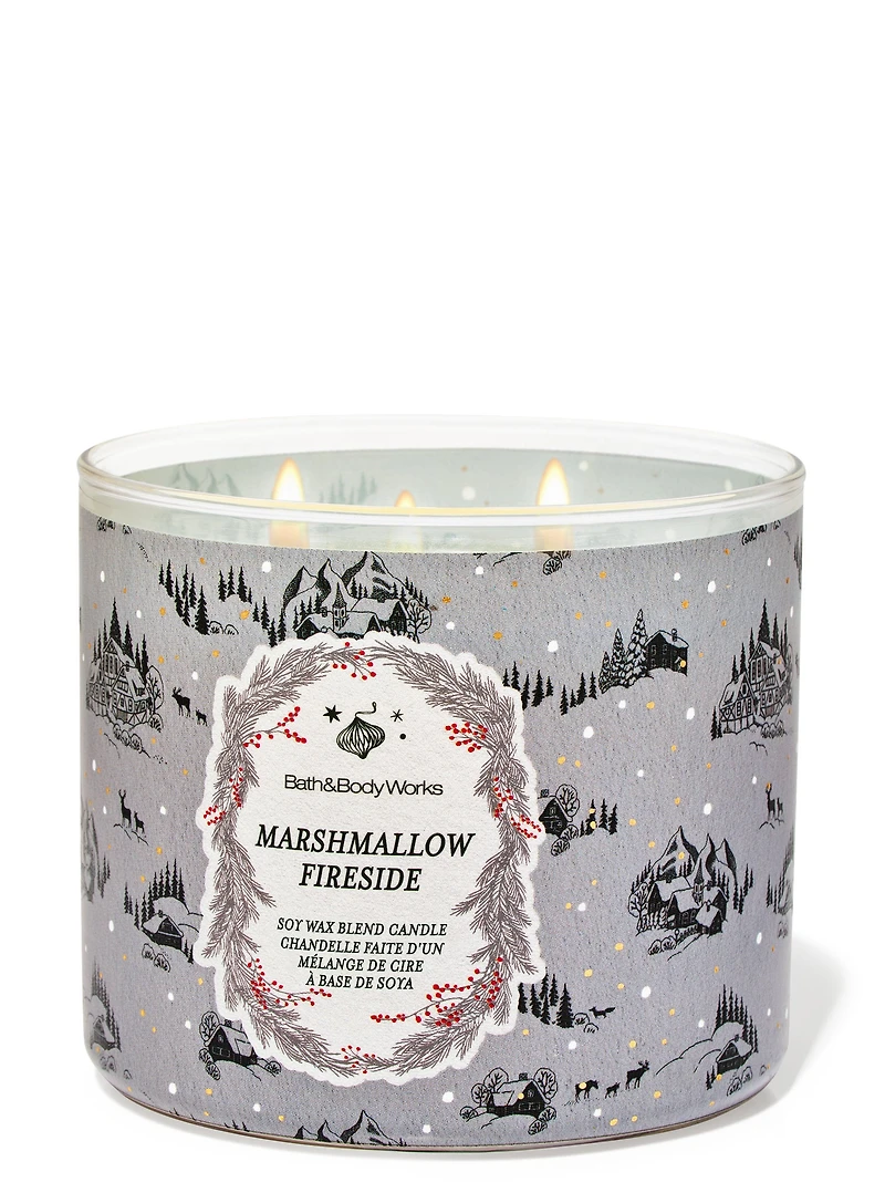 Marshmallow Fireside 3-Wick Candle