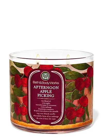 Afternoon Apple Picking 3-Wick Candle