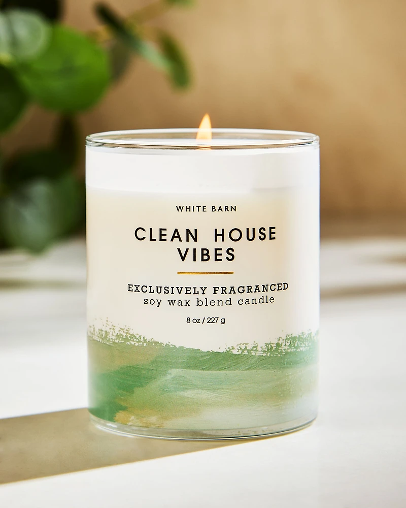 Clean House Vibes Single Wick Candle