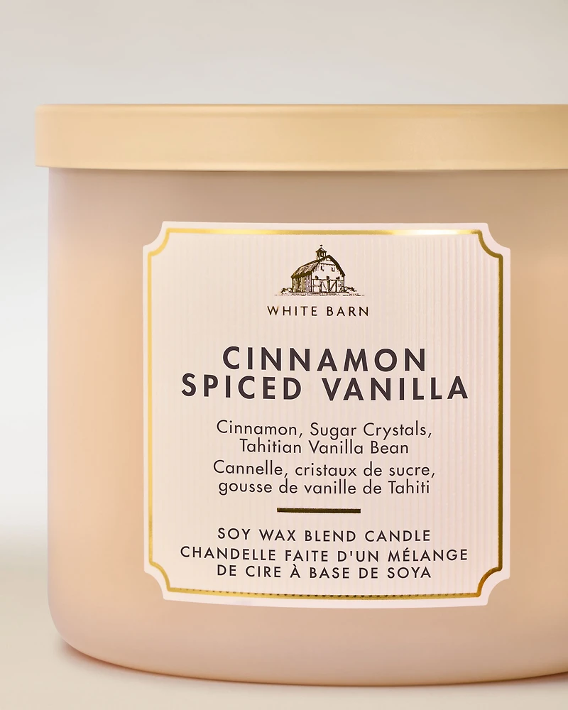Cinnamon Spiced Vanilla 3-Wick Candle
