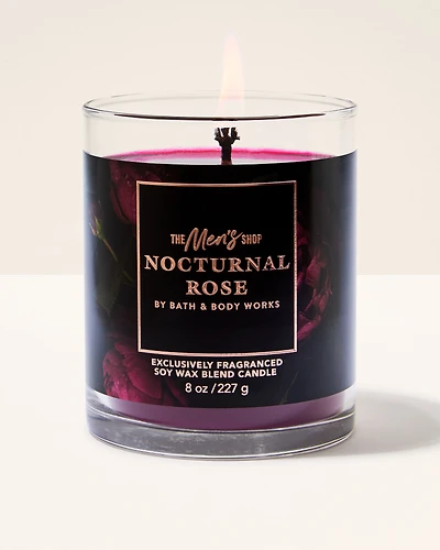 Nocturnal Rose Single Wick Candle