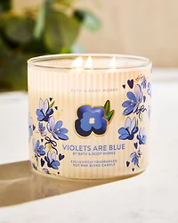 Violets Are Blue 3-Wick Candle