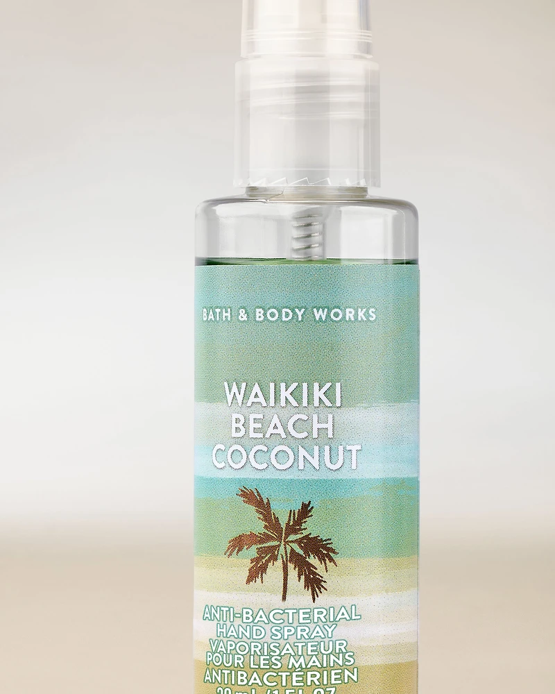 Waikiki Beach Coconut Hand Sanitizer Spray