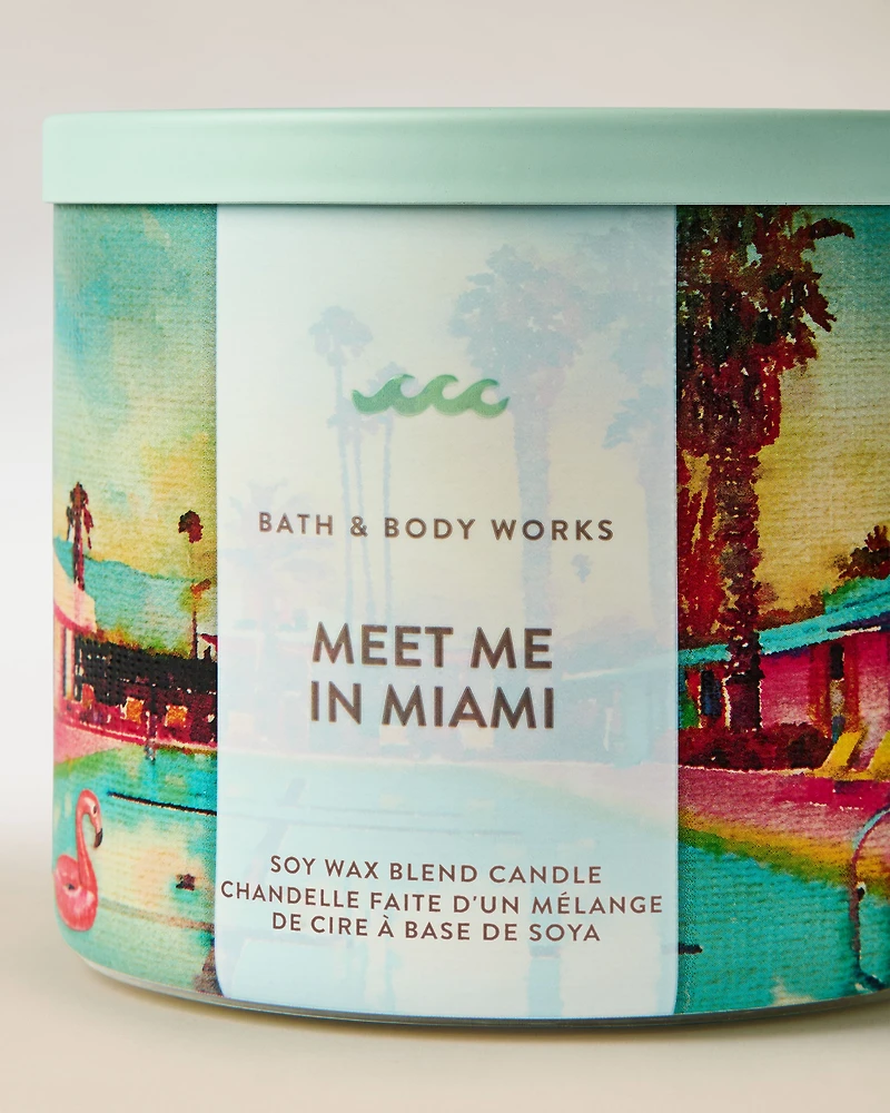 Meet Me In Miami 3-Wick Candle