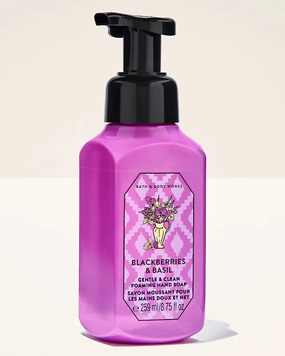Blackberries & Basil Gentle & Clean Foaming Hand Soap