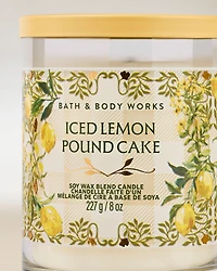Iced Lemon Pound Cake Single Wick Candle