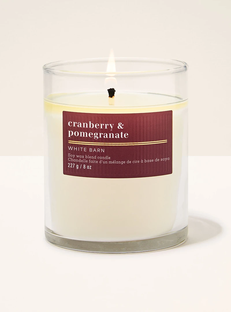 Cranberry & Pomegranate Single Wick Candle