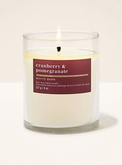 Cranberry & Pomegranate Single Wick Candle