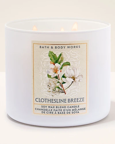 Clothesline Breeze 3-Wick Candle