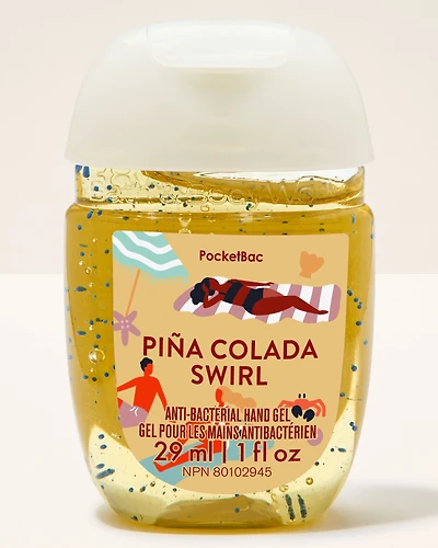 Piña Colada Swirl PocketBac Hand Sanitizer
