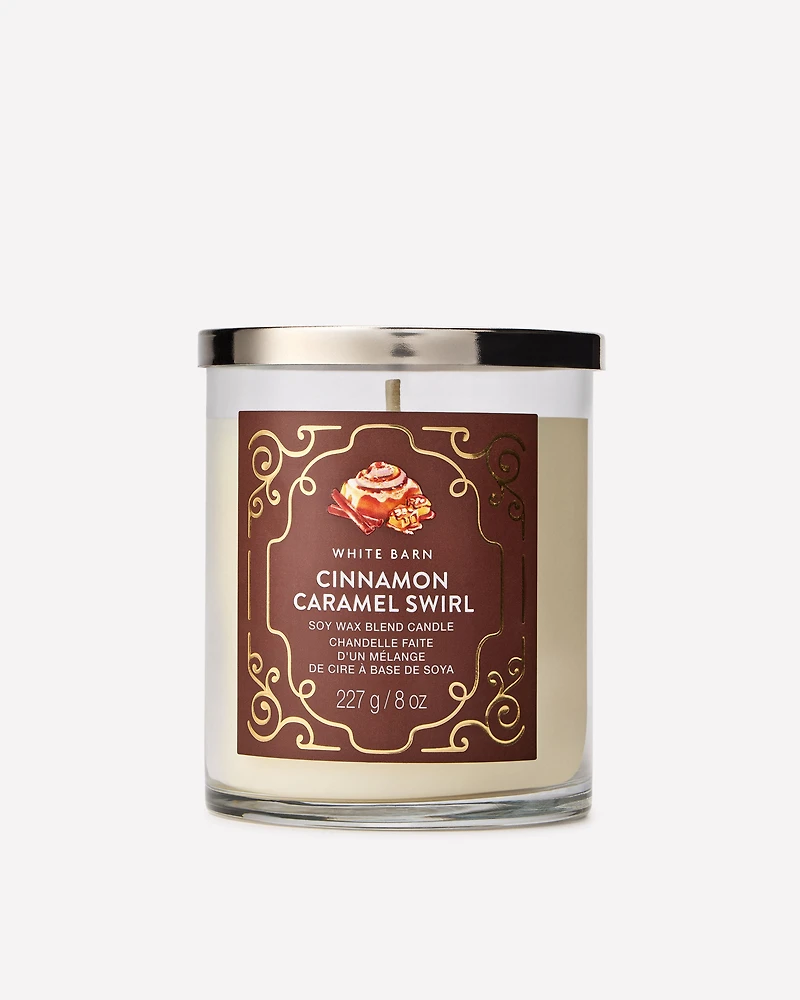 Cinnamon Caramel Swirl Single Wick Candle