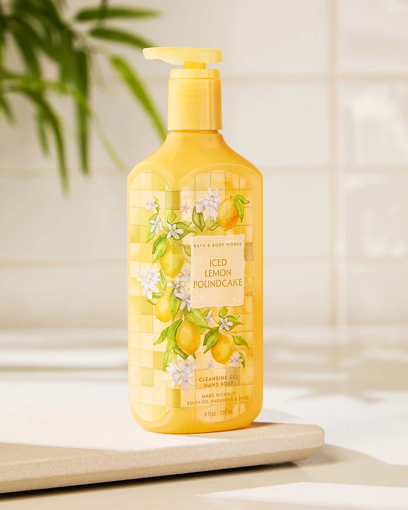 Iced Lemon Pound Cake Cleansing Gel Hand Soap