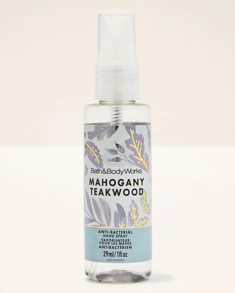 Mahogany Teakwood Hand Sanitizer Spray