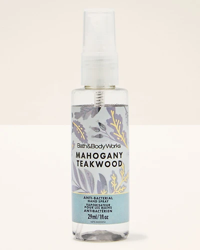 Mahogany Teakwood Hand Sanitizer Spray